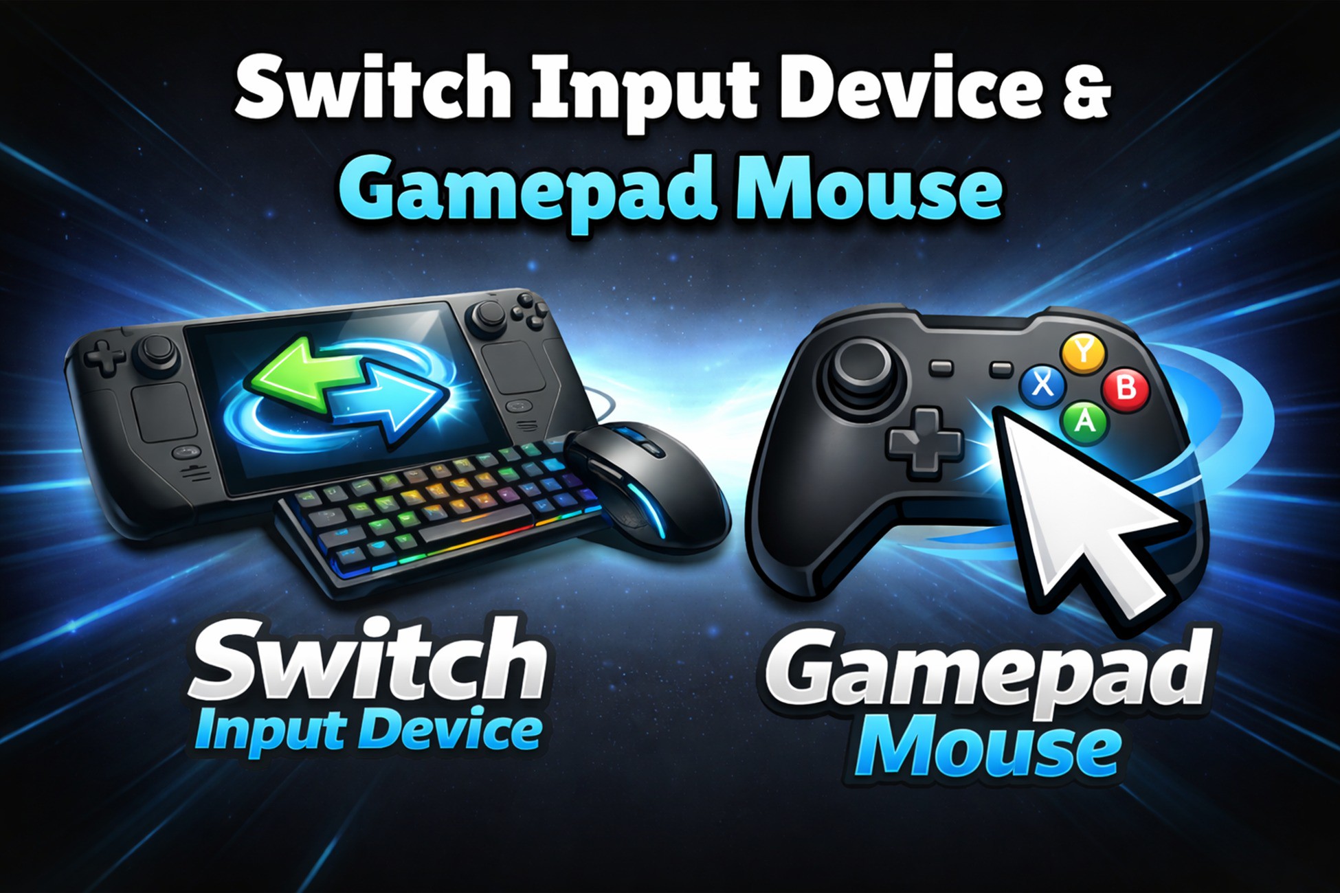 Switch Input Device & Gamepad Mouse