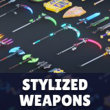Ultimate Stylized Weapons - Low Poly 3D Models Pack