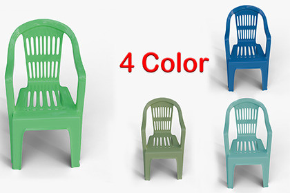 Classic Plastic Garden Chair 4 Variants