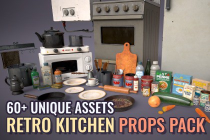Retro Kitchen Props