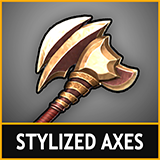 Stylized Axes - Fantasy RPG Weapons