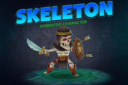 Skeleton animated character