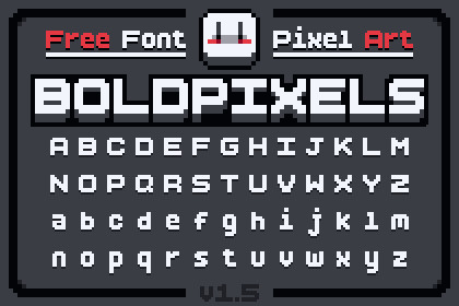 BoldPixels Font