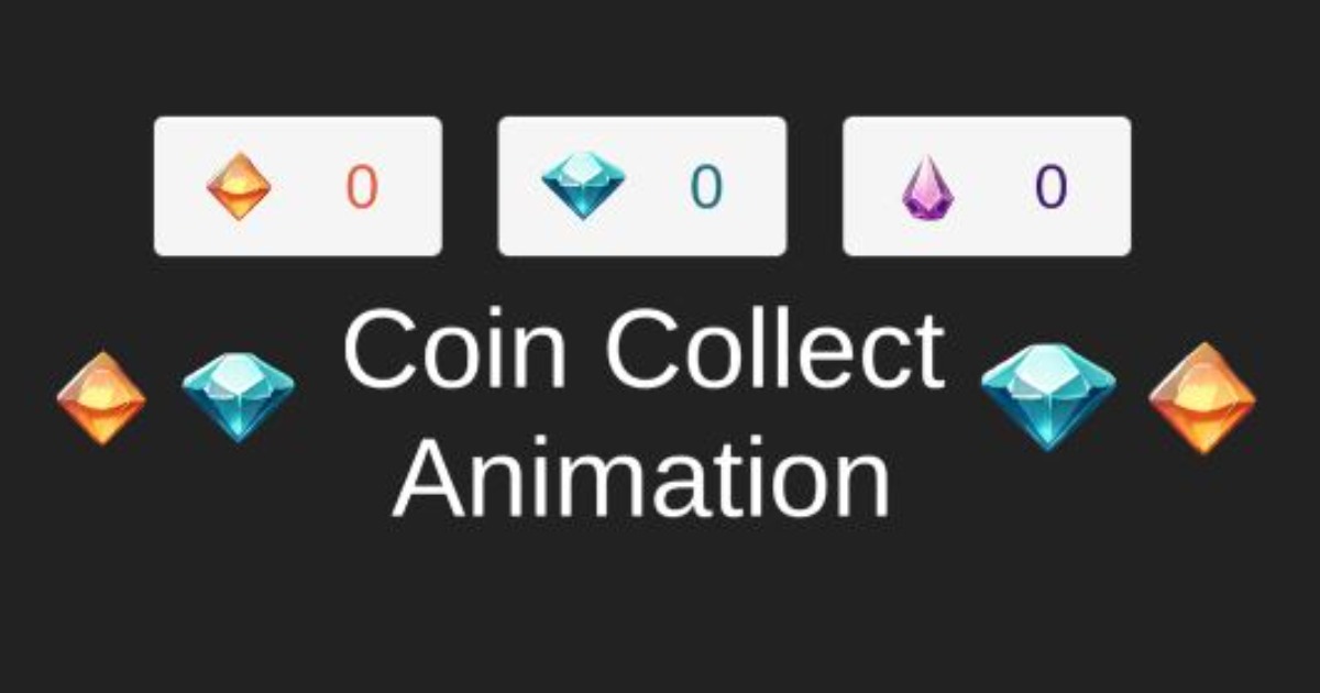 Coin Collector Unity Currency Collect Animation Tool | Animation Tools | Unity Asset Store