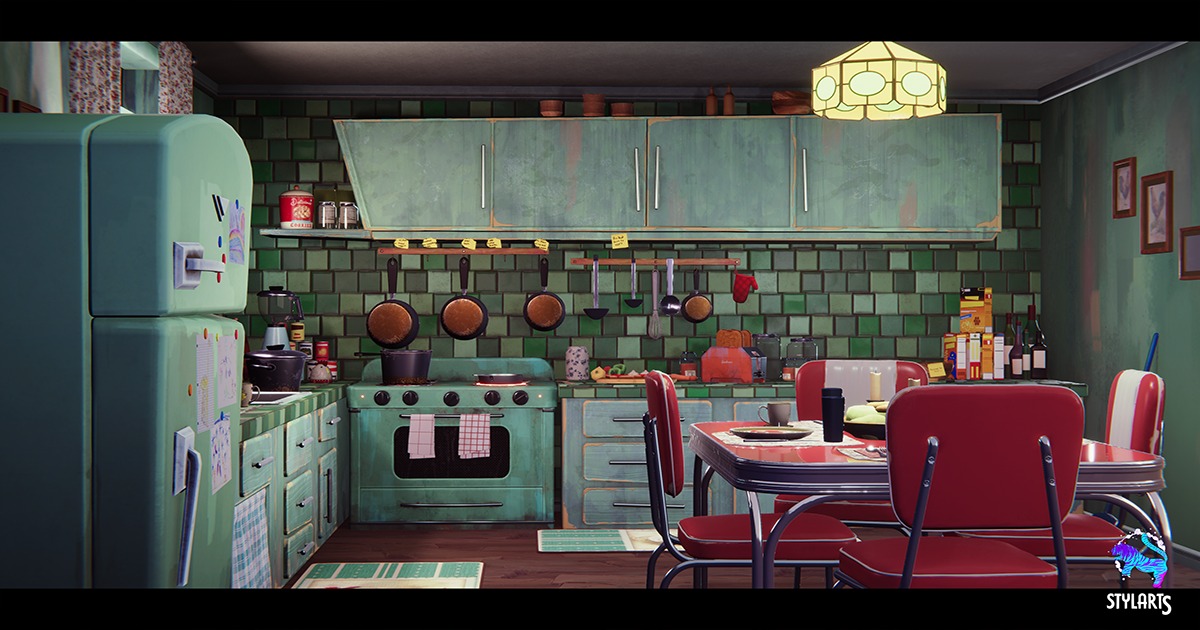 Stylized House Interior | 3D Environments | Unity Asset Store