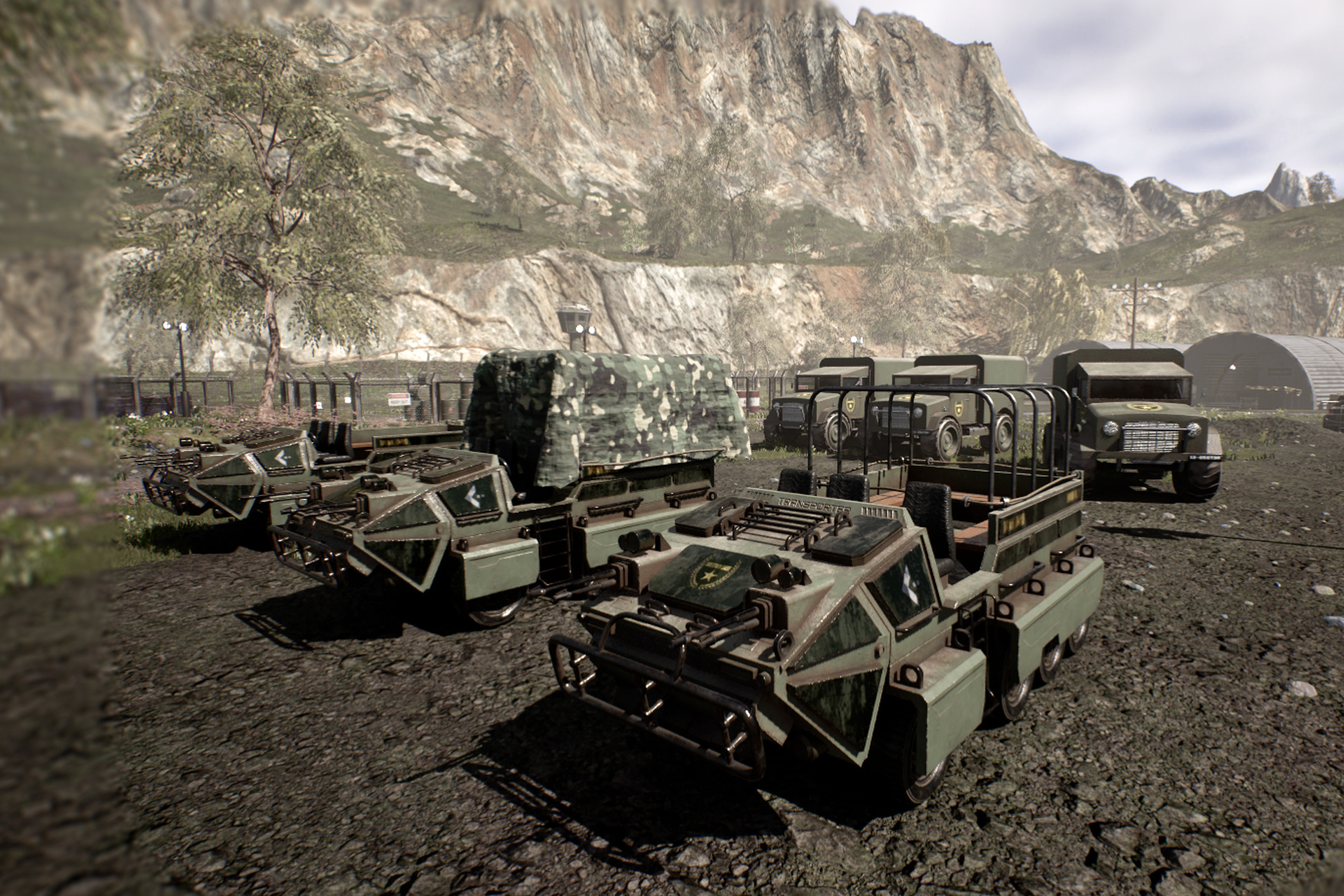 Unity Military Base Military Vehicles | 3D Land | Unity Asset Store