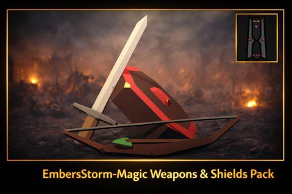 EmbersStorm- Magic Weapons & Shields Pack