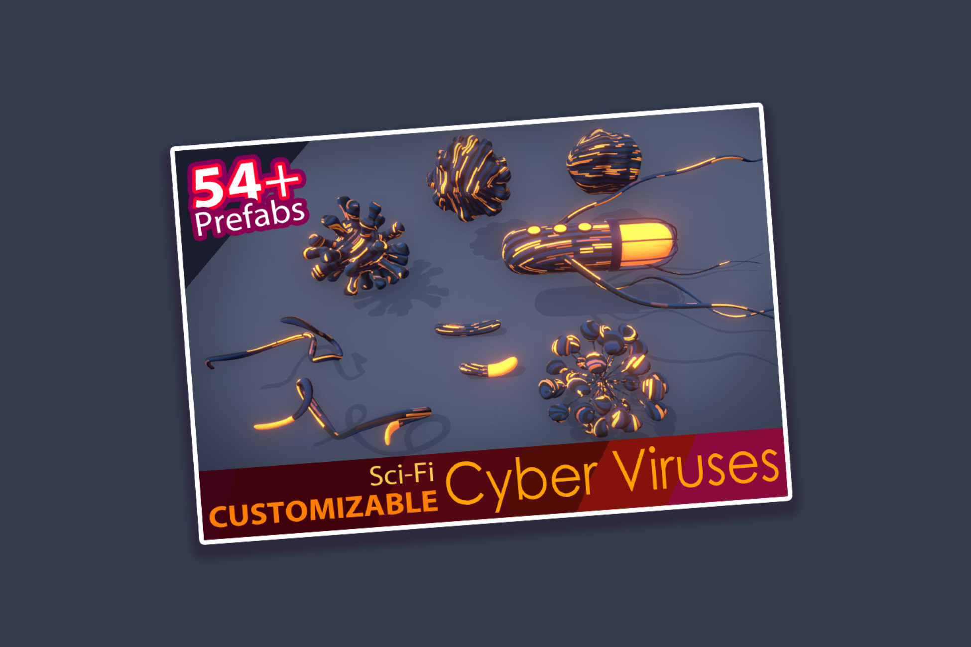 Cyber Viruses Animated (Sci-Fi)