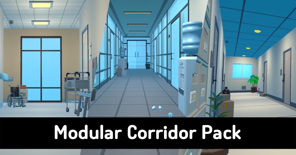 MAR - Modular Corridor Pack | 3D Urban | Unity Asset Store