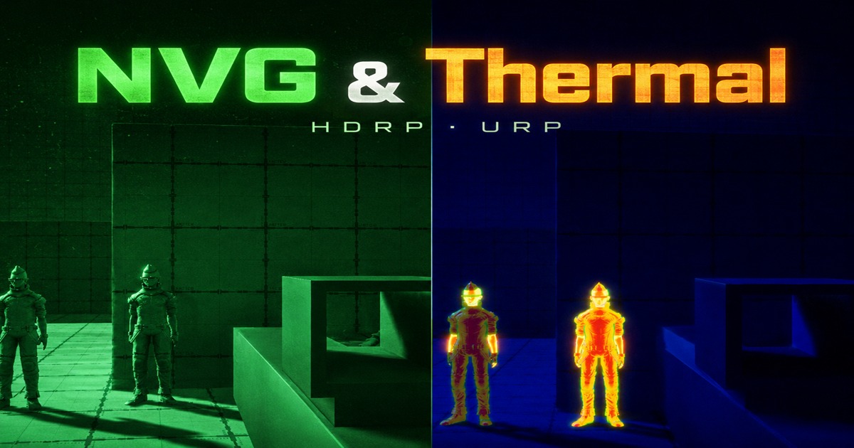 NVG & Thermal Effects [HDRP/URP] | Fullscreen & Camera Effects | Unity ...