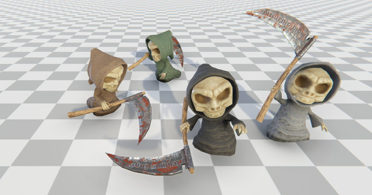 Unity Reaper Chibi Soul Reaper | 3D Characters | Unity Asset Store
