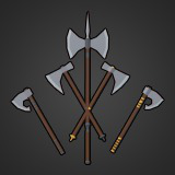 40 Low Poly Axe Pack