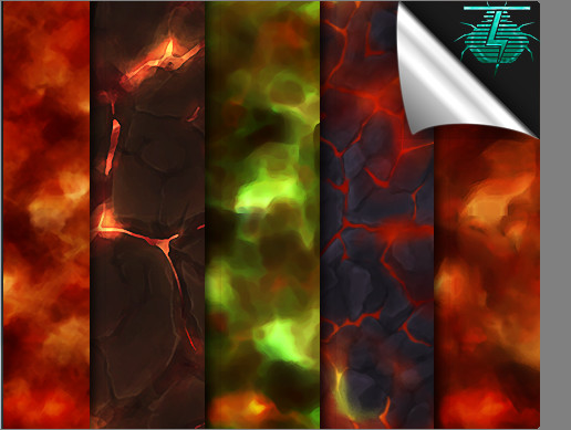 Hand Painted Fire, Lava and Toxic Texture | 2D Floors | Unity Asset Store