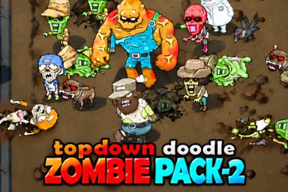 Doodle Zombie Pack 02 -Wasteland
