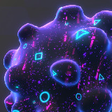 Neon Cyber Viruses