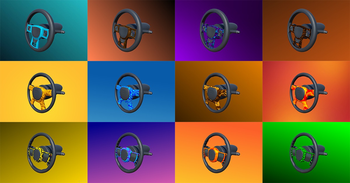 Steering Wheels Collection 3D Vehicles Unity Asset Store