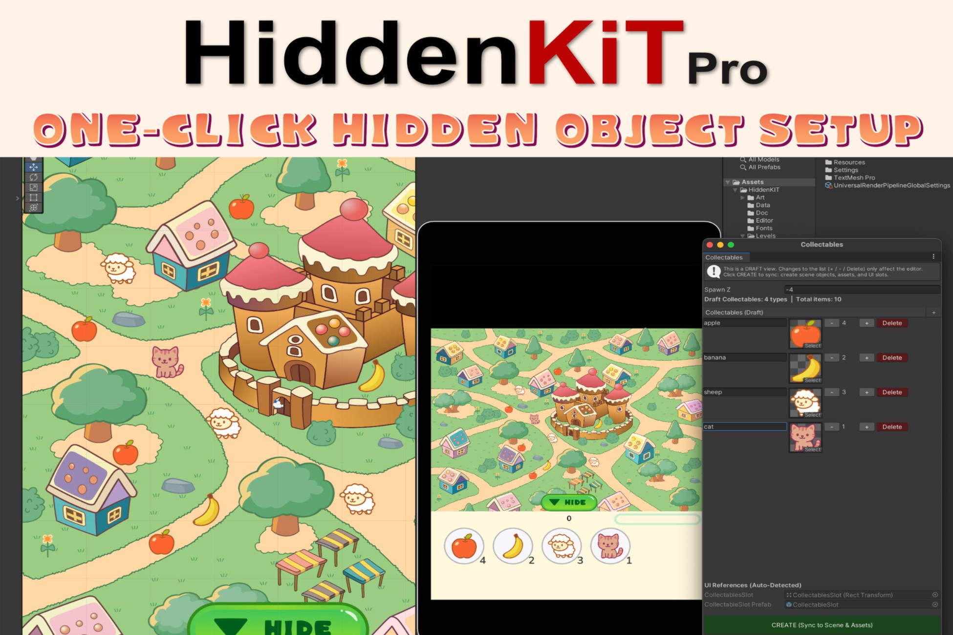Hidden Object Unity Source Code HiddenKIT Pro | Game Toolkits | Unity Asset Store