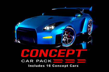 Concept Car Pack: 16 Car