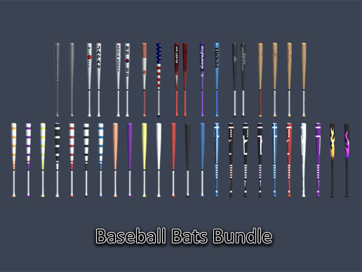 Sports Pack - Baseball Bats Bundle | 3D Props | Unity Asset Store