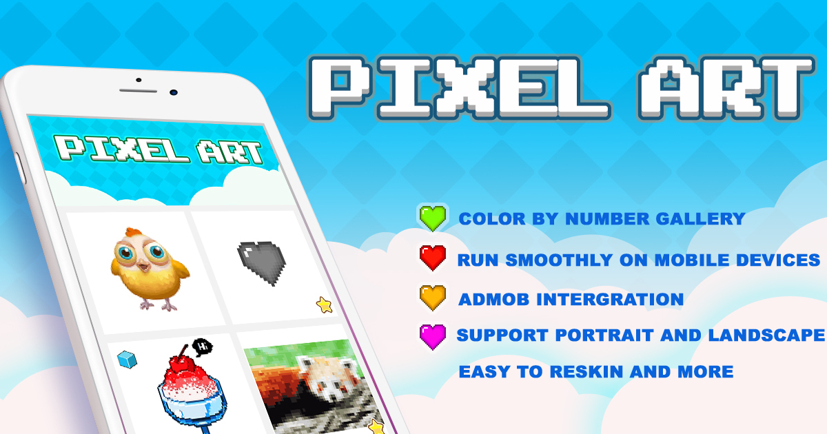 Color By Numbers Mod Pixel Art: Color By Number | Systems | Unity Asset Store