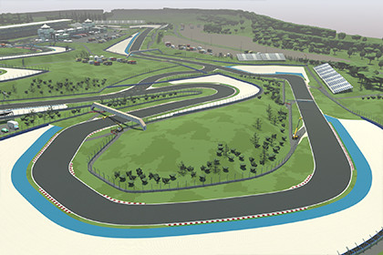 Cartoon Race Track Istanbul