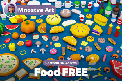 Cartoon Free Food Pack