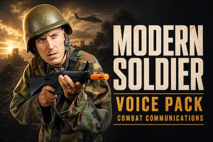 Modern Soldier — Combat Communications (Pro Voice Pack)