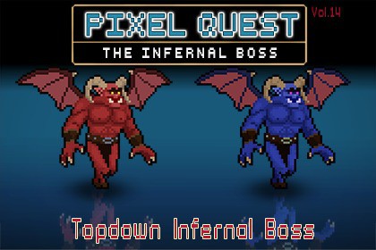 2D Pixel Quest Vol.14- The Infernal Boss