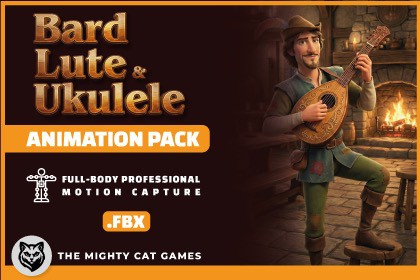 Bard Lute and Ukulele Animation Pack