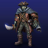 Stylized Skeleton Pirate Cannoneer