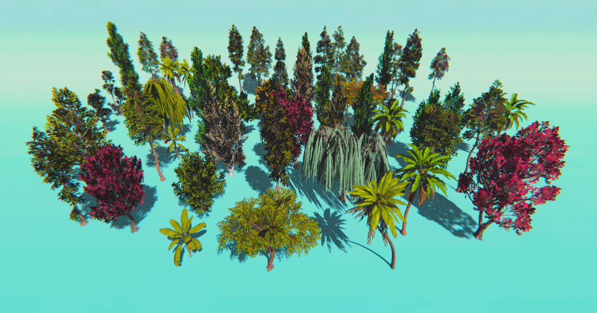 Animated Trees Asset Pack | 3D Trees | Unity Asset Store