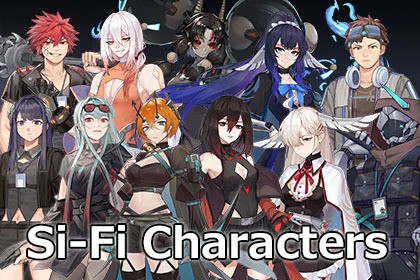 SF風キャラクター立ち絵素材集