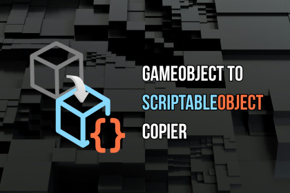 GameObject To ScriptableObject Copier