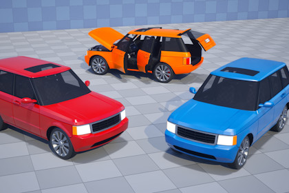 Stylized Drivable Vehicles - SUV Car "Ravager"