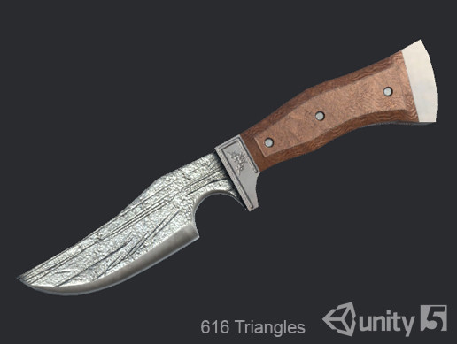 3D Knife for Game | 3D 武器 | Unity Asset Store