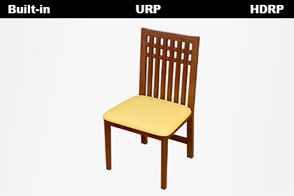 Soft Seat Wooden Chair with Vertical Slat Back