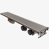 Flat Bed Trailer 05 Heavy Truck URP HDRP Textures