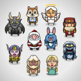 2D Characters - Winter Bundle