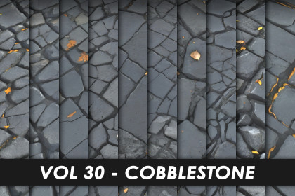 Realistic Textures - Vol 30 - Cobblestone