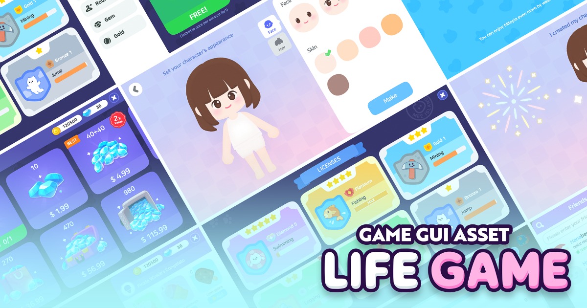 GUI - Life Game | 2D GUI | Unity Asset Store