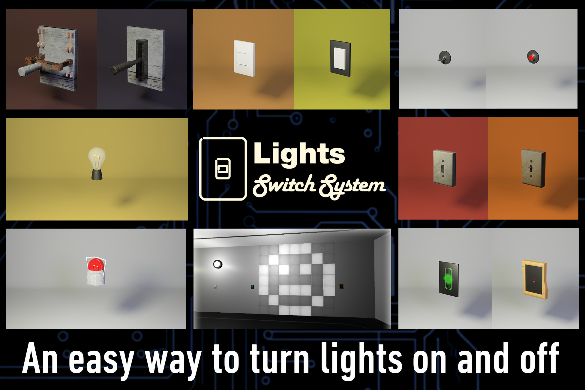 Light Switch System | Level Design | Unity Asset Store