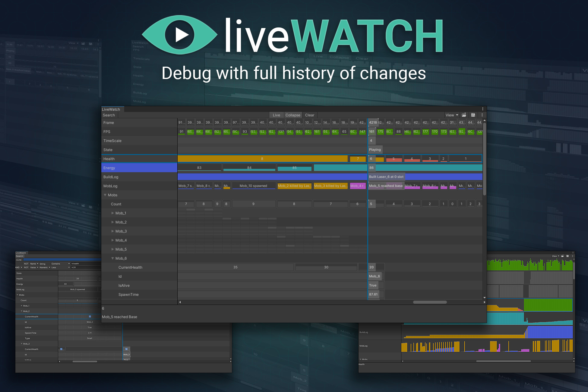 LiveWatch | Debug with full history of changes | Utilities Tools ...