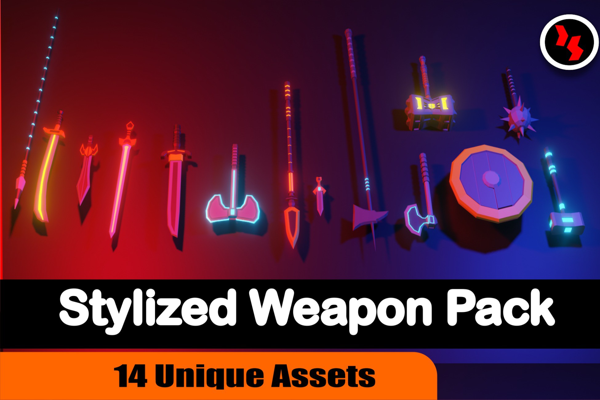 Stylized Weapons Pack 1 | 3D Weapons | Unity Asset Store