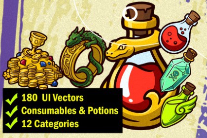 RPG Consumables & Potions Icons Pack