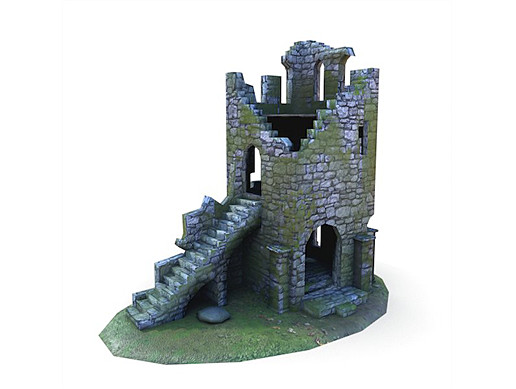 Modelar Ruinas Unity Medieval Building 52 Ruins | 3D Historic | Unity Asset Store