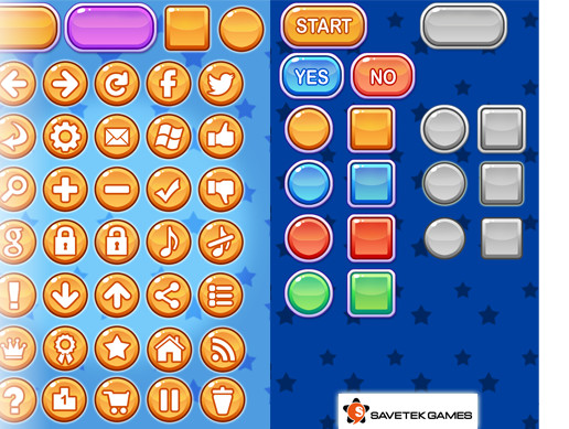 Button Pack Unity SG Cartoon UI Buttons Pack | 2D Icons | Unity Asset Store