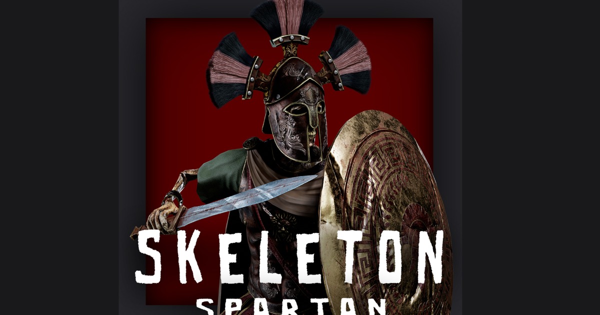 SKELETON SPARTAN ROYAL GUARD | 3D Humanoids | Unity Asset Store