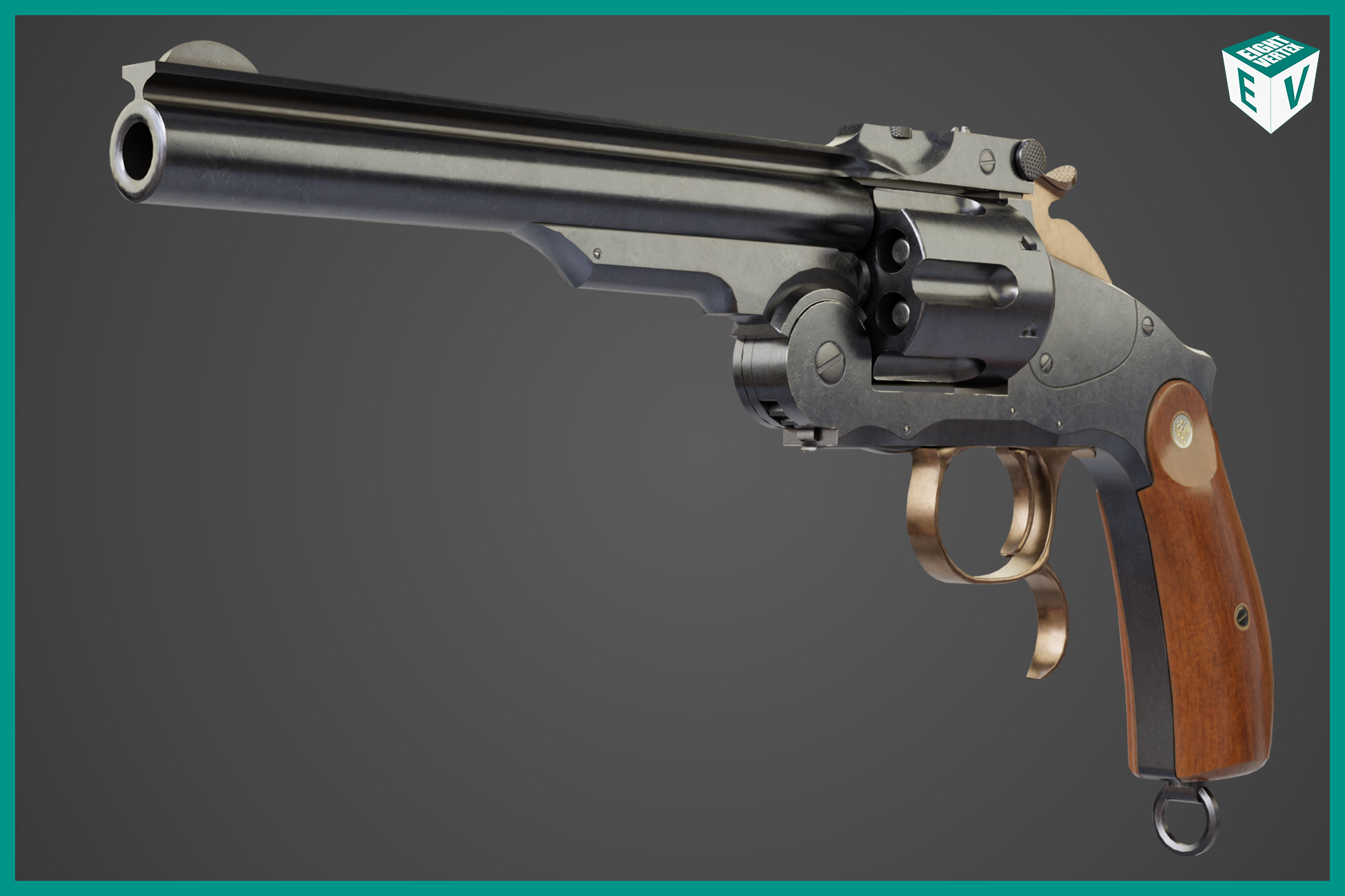 Revolver 02 Black URP HDRP Textures | 3D Guns | Unity Asset Store
