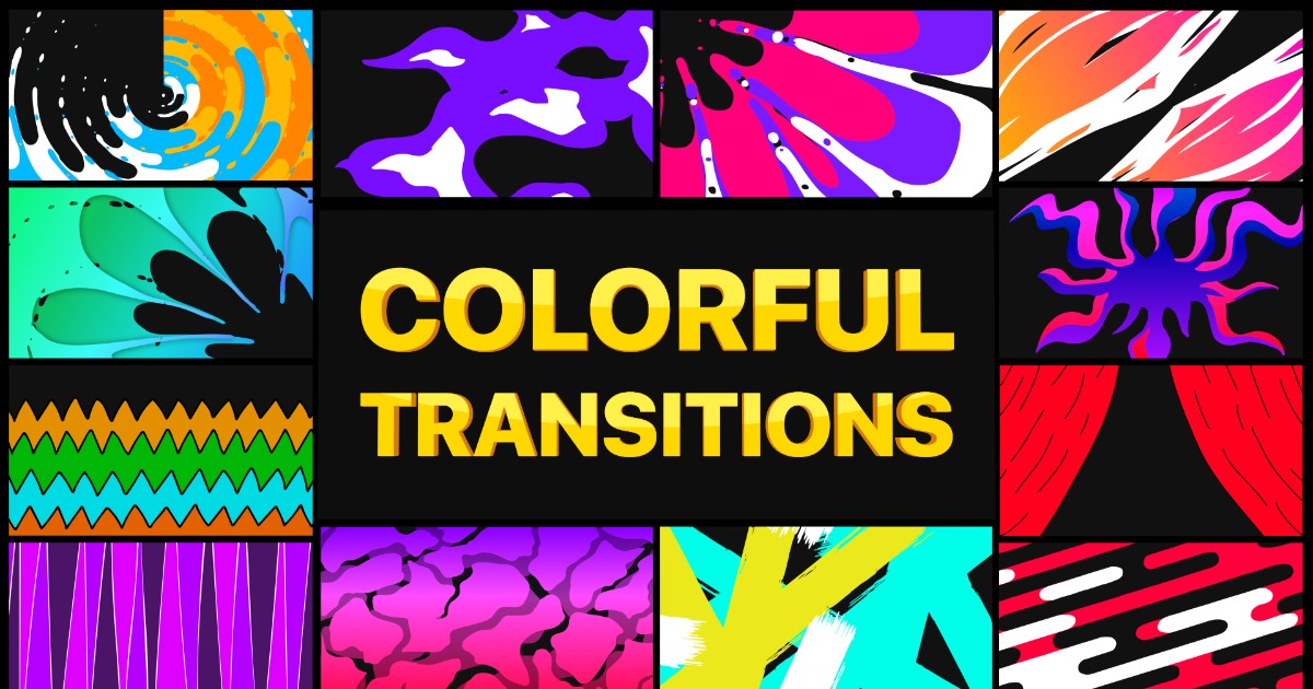 Stylish Colorful Transitions (24.01) | 2D Textures & Materials | Unity ...