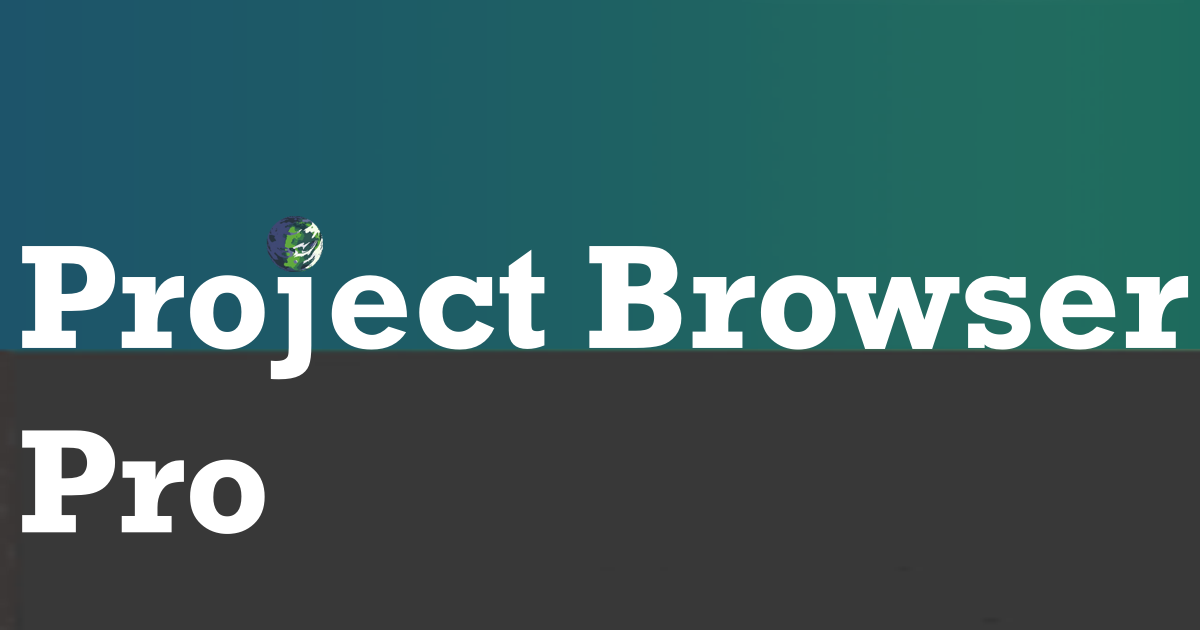 Project Browser Pro | GUI Tools | Unity Asset Store